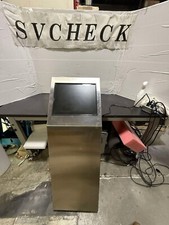 INTERACTIVE TOUCH SCREEN DIGITAL STAINLESS COMMERCIAL KIOSK with ELO ET19337L