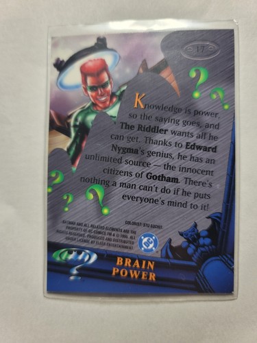 Fleer 1995 Batman Forever Metal Trading Cards - Pick Your Cards - Picture 9 of 35