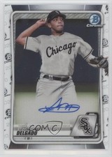 2020 Bowman Chrome Prospects Auto Lency Delgado #CPA-LD Auto pe8