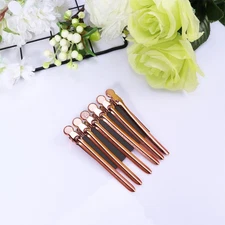 24 Pcs Stainless Steel Duck Clips Sectioning Hair Salon for Styling