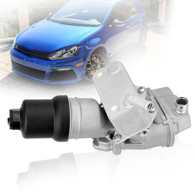 06F115397K Upgraded Aluminium Oil Filter Housing Assembly with Oil Cooler Com...