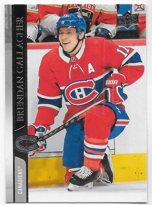 2020-21 Upper Deck #97 Brendan Gallagher - Montreal Canadiens