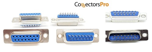 Accessori PC - 10 Paia DB15 Maschio e Femmina RS232 D-Sub 15P 15 Pin Saldatura... - Foto 7 di 7