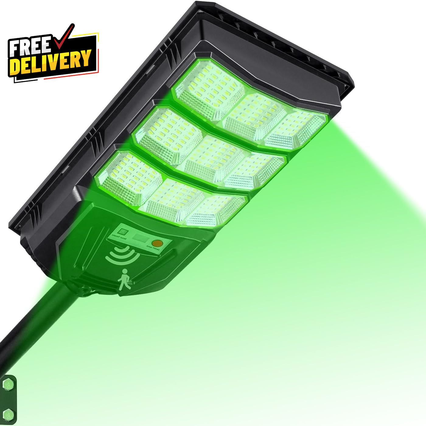 Green Hog Hunting Lights 10000LM Ultra Bright with Remote Motion Sensor Waterpro