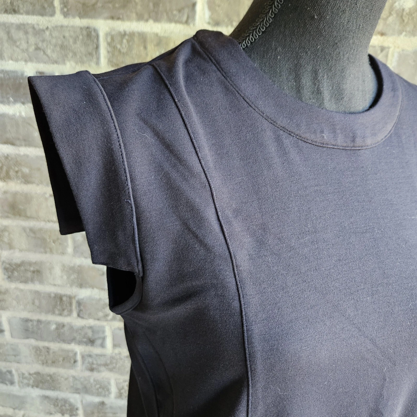 VETEMENTS Abito in maglia nero nuovo con etichetta By Seek no più taglia small