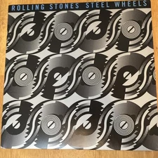 Rolling Stones Steel Wheels US Vinyl LP 1989 Rolling Stones Records Pressing 