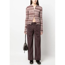 Levi's Donna Pantaloni Baggy Velluto Marrone Fe9 W29 L31 Chino