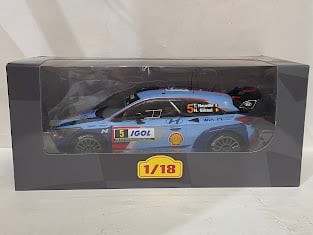 1:18 Hyundai i20 Coupé WRC Neuville Rally tour Corse 2017 Ixo Altaya Diecast
