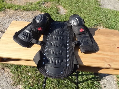 Takuey Kids Motorcycle Armor Suit Dirt Bike Chest Spine Protector Back Medium - Picture 9 of 9