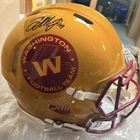 Terry McLaurin Signed Flash authentic Full Size Helmet. Beckett COA - Read