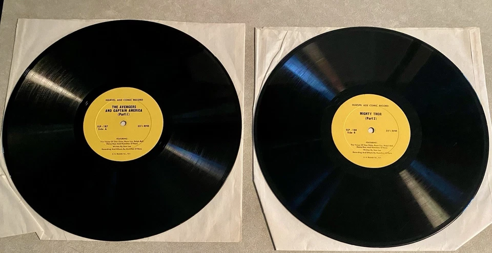 1966 Rare Marvel Age Journey Into Mystery Thor Vinyl Golden Record VG/VG - Image 3 of 4