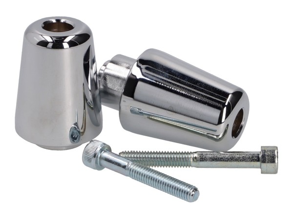 Lenkerende VibrationsdäMpfer Buzzetti Verchromt FüR Vespa Primavera, Sprint, 50,-image