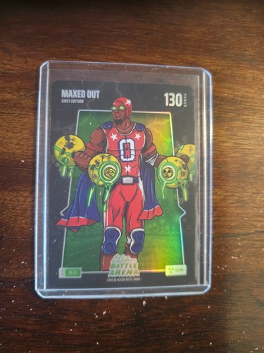 2026 Bo Jackson Battle Arena Glow Battlefoil SP #BF-75 Maxed Out Tyrese Maxey
