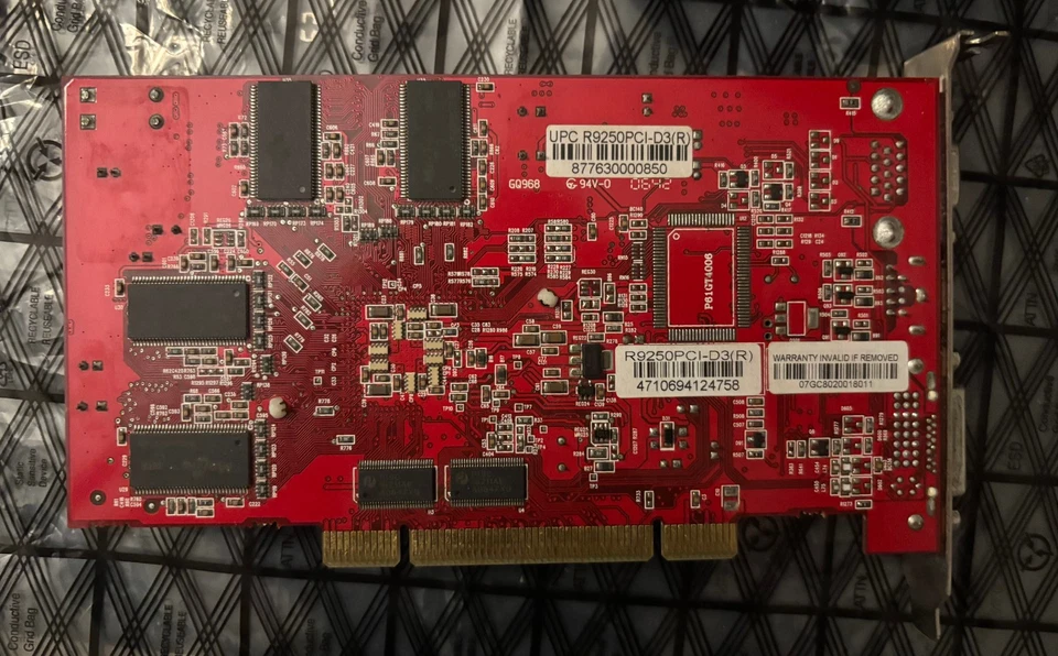 ATI DM-R9250PCI-D3 VGA , PCI CARD, TV OUT RADEON 9250 256MB,90031, UPC S92 - Image 2 of 3