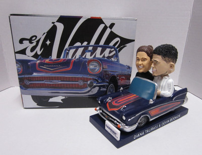Diana Taurasi & Devin Booker El Valle Bobblehead Phoenix Suns & Mercury Box