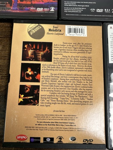 Lot Of 5 Jimi Hendrix DVDs - Electric Ladyland, Blue Wild Angel, Dick Cavett  - Bild 7 von 9