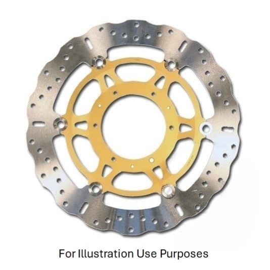 EBC S/Steel Float Cont X FR Brake Disc (15) FLHS for Honda CBR 600 RR6 2005-2006
