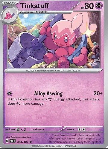 Tinkatuff 084/182 Sv04: Paradox Rift Reverse Holo - Picture 1 of 3