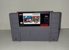 Nintendo SNES Game EA Sports Bill Walsh College Football