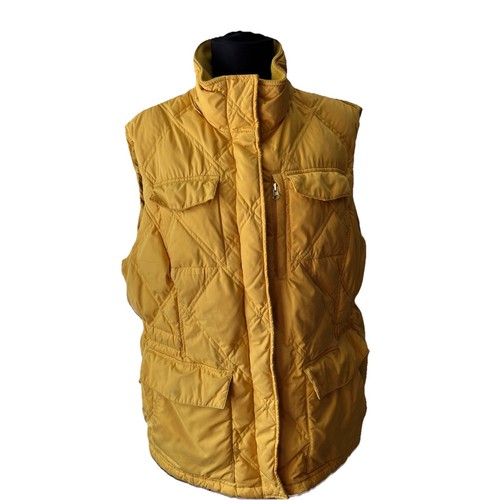 Lands End Yellow 70 Down Filled Puffer Vest Full Zip 1X 16W 18W Outdoor - Picture 13 of 17