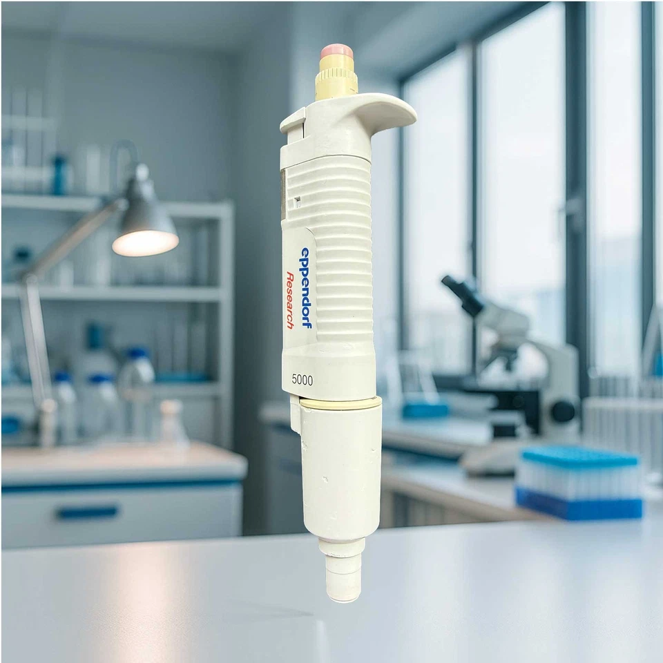 Eppendorf Research 5000 Pipette 500–5000 µL variabel geprüft Laborauflösung - Bild 1 von 1