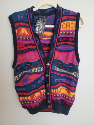 Emaroo Australia Hysport Sweater Vest 12 Medium Womens Down Under Coogi 90s