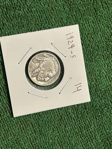 1929-S Buffalo Nickel 5C Circulated US Coin San Francisco Mint #14