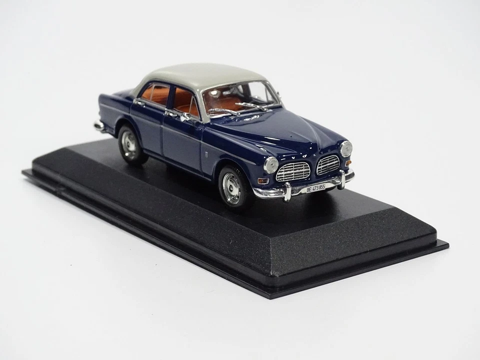 MINICHAMPS Modellauto 1:43 Volvo 121 Amazon Saloon 1966 Blue/Grey + OVP Limited - Bild 3 von 4