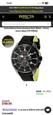 Technomarine Men's Watch Ocean Quantum Chronograph Black and Grey Dial TM-318126