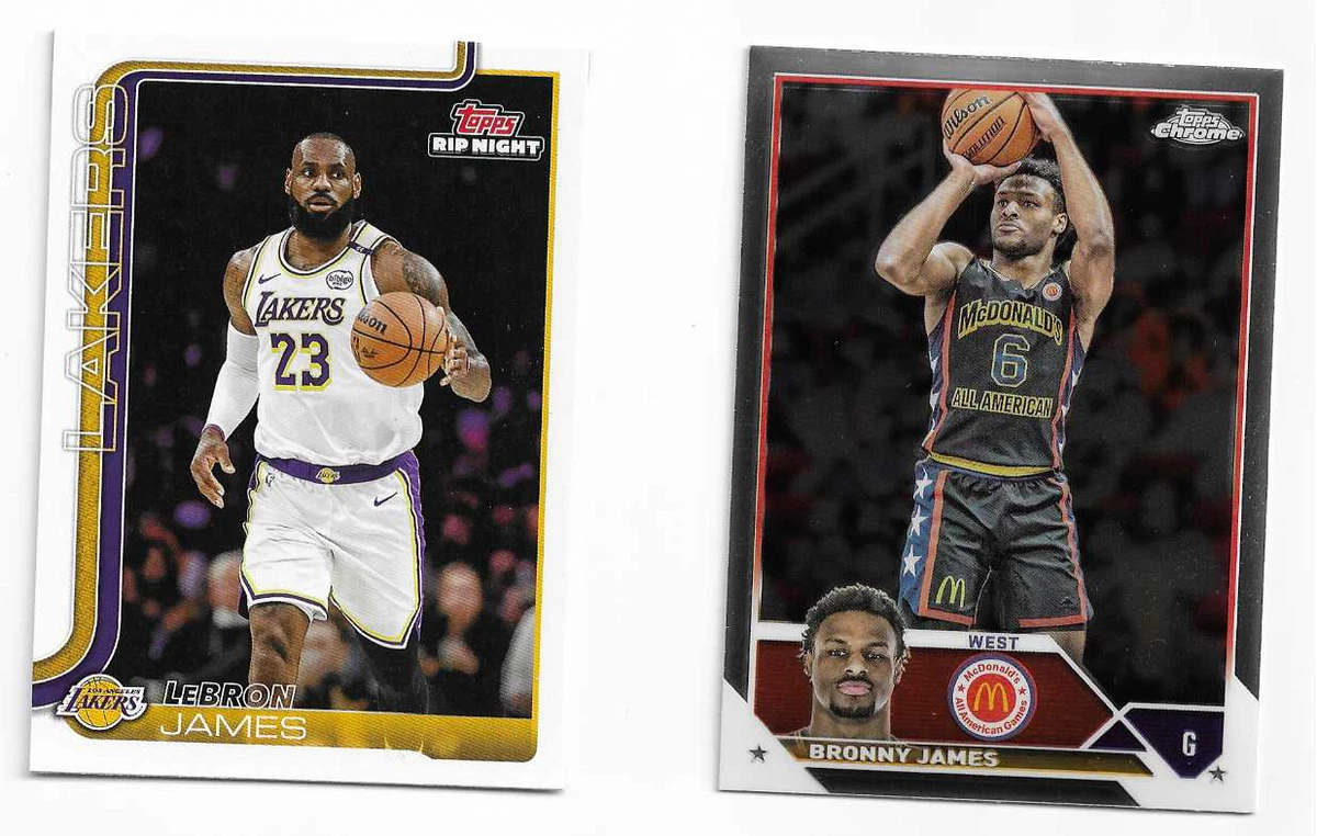 Topps LeBron James Basketball Rookie Sports Trading Cards for sale