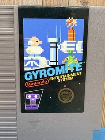 Gyromite (Nintendo NES, 1985) w/o adaptor, Authentic, Tested 5 Screw, Pins Clean