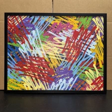 Seen UA canvas ready to hang stretched on wood graffiti street art style wars