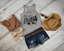 NEW “SMALL TOWN LIFE” BELLA + CANVAS TSHIRT - MSG W/SIZE & COLOR CHOICE
