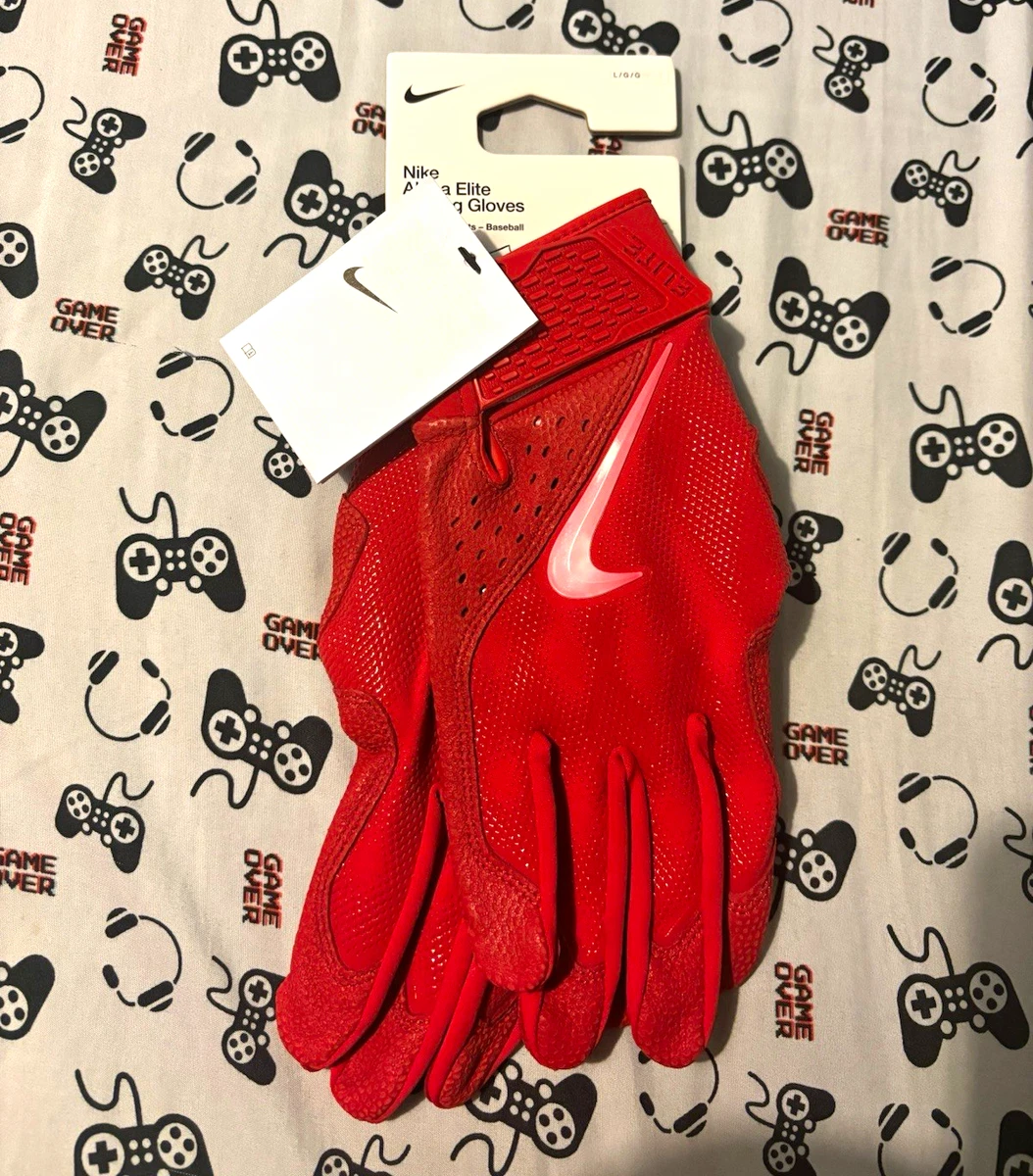 Nike Alpha Elite Bateo Golf Béisbol Rojo Dri-Fit talla L