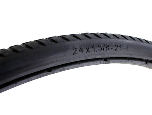 2x Rollstuhl Reifen 24 x 1 3/8 pannensicher 100%, schwarz, Vollgummi - Bild 7 von 8
