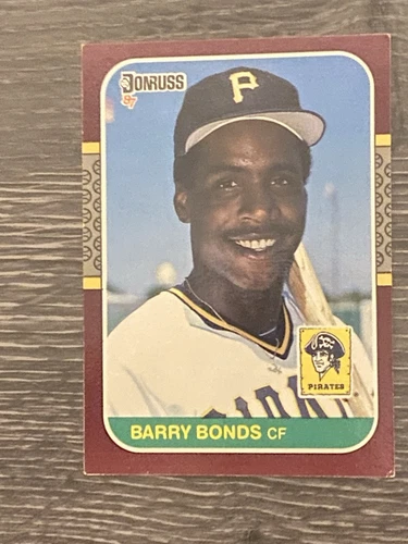 BARRY BONDS 1987 Donruss Opening Day Rookie Card #163 Pittsburgh Pirates