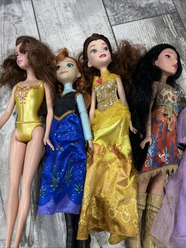 Disney Princesses Barbie Bundle Lot Belle Pocahontas Anna Frozen Princess - Imagen 3 de 15