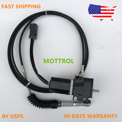 191-6840 1916840 Throttle Motor Governor Assy with Single Cable and 6 Pins for E308C 308C Excavator Speed Gas Accelerator Parts