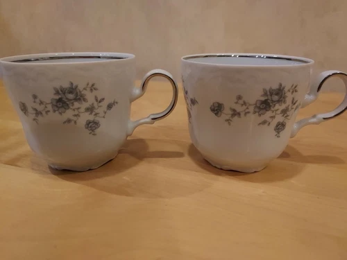 VINTAGE Johann Haviland Blue Garland China Bavaria Germany Coffee Tea Cup Mug 2