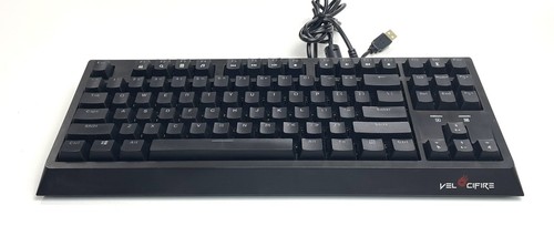 Velocifire 87 Key Wired Mechanical Keyboard Blue Backlit TKL01 Tested Works - Picture 4 of 17