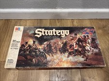 Vintage Stratego 1986 Board Game Milton Bradley Complete Game 