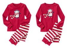 NWT Gymboree COZY PENGUIN 2015 Christmas/Holiday Red 2p Pajamas/Gymmies Boy/Girl