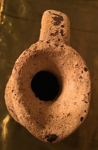 Heavy French Style Decorative Rare Volcanic Textured Stone Pitcher Vase 10x5.5” - Picture 7 of 7