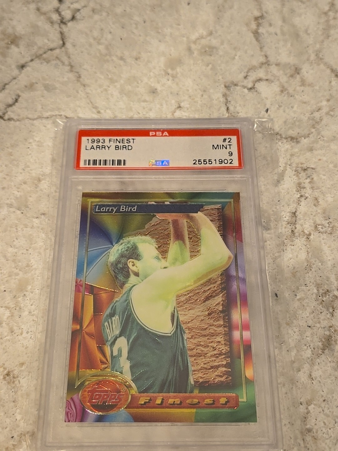【15枚限定】Larry Bird Topps Finest 1993-94 Larry Bird Topps Finest Refractor Chrome SGC 92 8.5