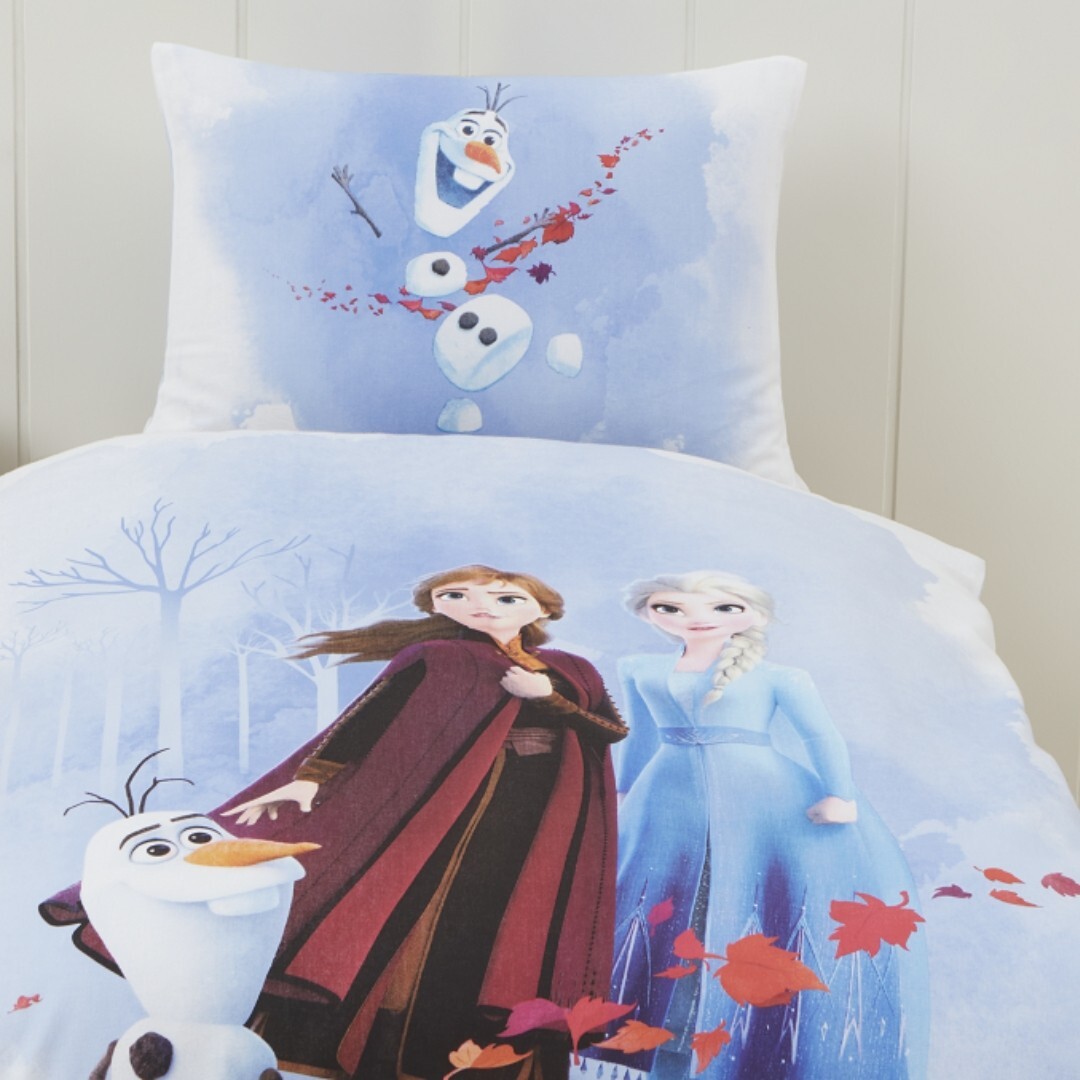 Disney Frozen Eiskönigin BabyKinder Bettwäsche in FLANELLBIBER 40x60 100x135