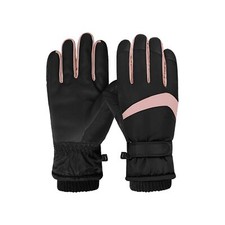 Women Ski Gloves Windproof Thermal Touchscreen Waterproof for Skiing Cycling