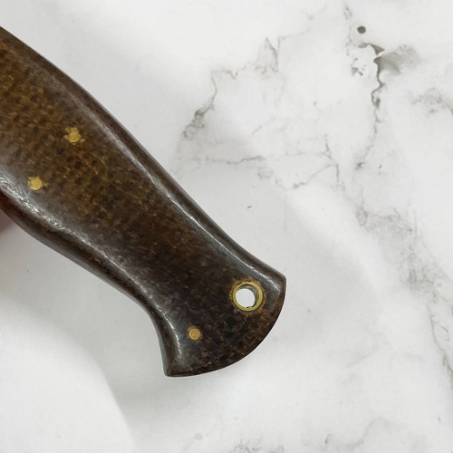 Juego de 2 cuchillos de caza Full Tang hechos a mano | mango y funda de madera | 11" y 12" - Imagen 19 de 21