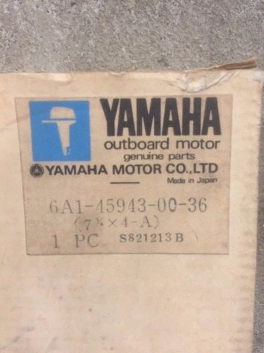 New OEM Yamaha 6A1-45943-00-36, 6A1-45943-00-EL-052 S, 7-1/4 X 4 - A - Picture 4 of 4