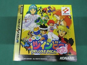 Sega Saturn Detana Twinbee Yahoo Deluxe Pack. spine, postcard. *JAPAN* 15446 　