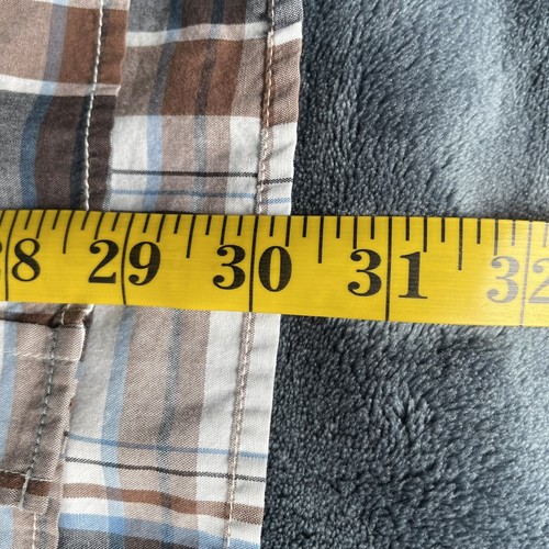 Volcom Mens Short Sleeve Button Up Plaid Casual Collar Shirt Large - Picture 6 of 9
